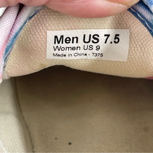 Van’s Unisex Adults Isotoner Swirl Canvas Low Top Lace-Up Sneakers M/7.5 | W/9 - Picture 7 of 14